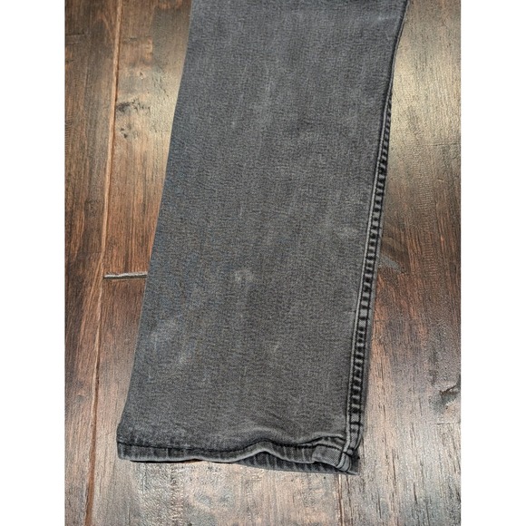 Levis 514 Jeans Mens 37x29 Gray Straight Leg Faded Denim Grunge Classic Y2K - Picture 6 of 13
